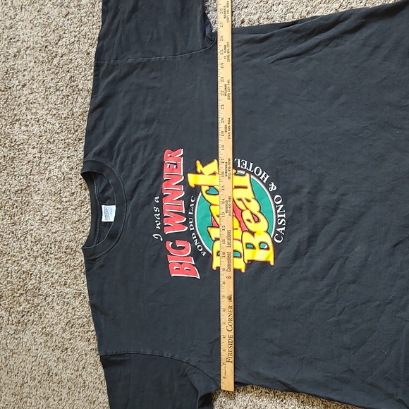 Black Bear Casino I Was A Winner Short Sleeve Black T-shirt Men's XXL - Picture 3 of 10